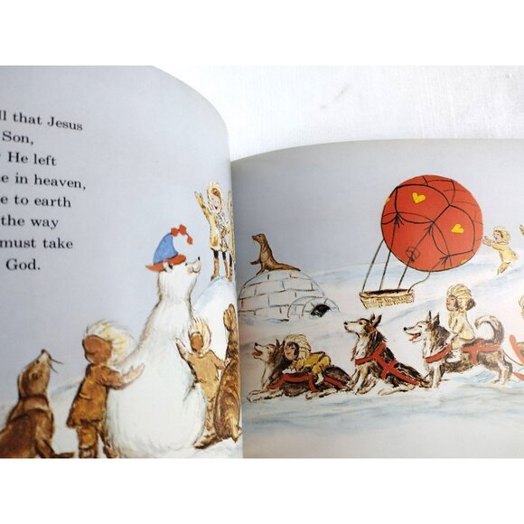 Around The World With My Red Balloon Vintage Book V Gilbert Beers Kids 1973 - Picture 9 of 12